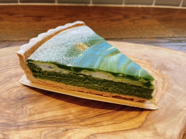 クリームチーズと抹茶のケーキ