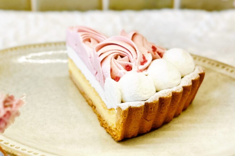 さくらのチーズタルト